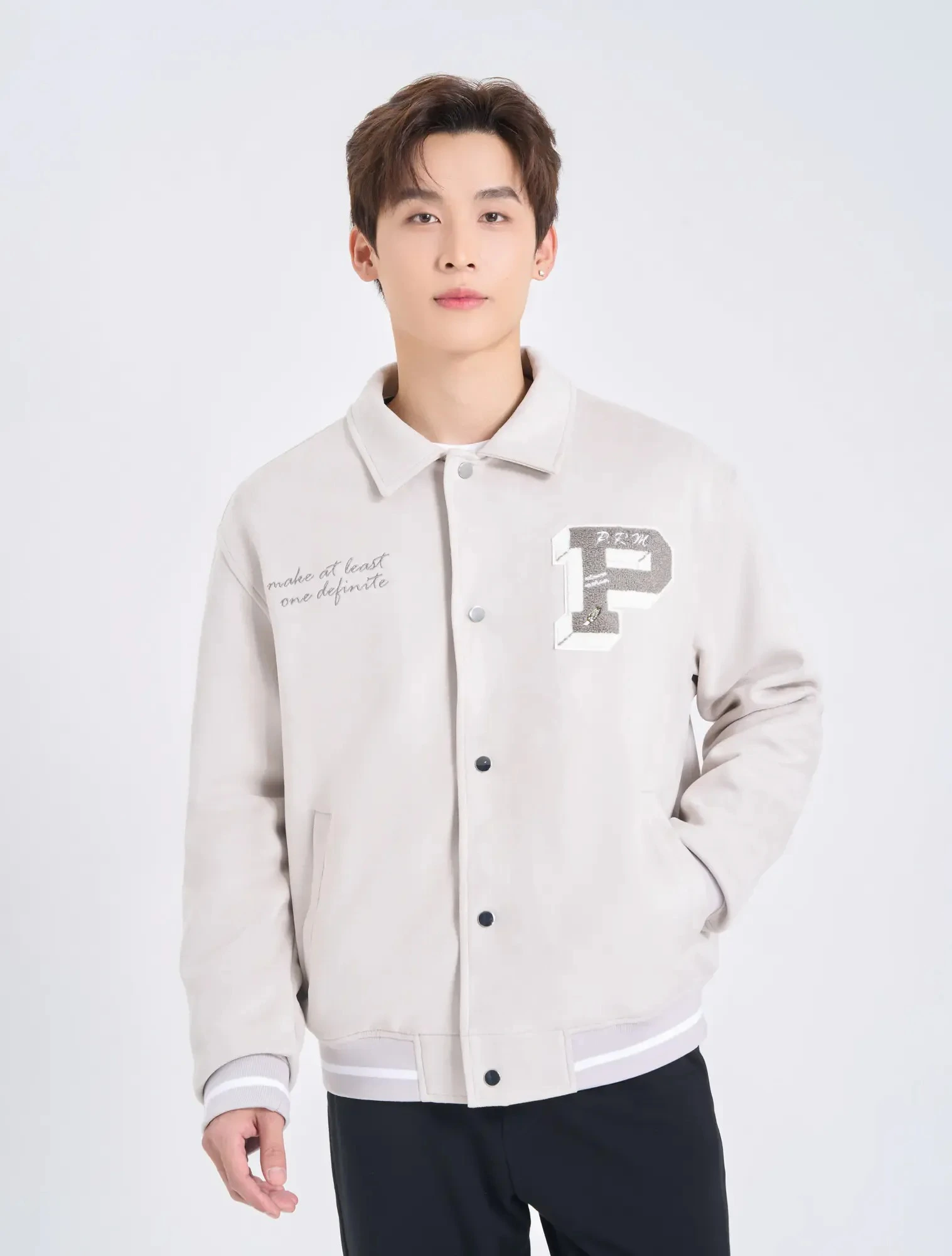 Áo Khoác Da Lộn Nam 2 Lớp