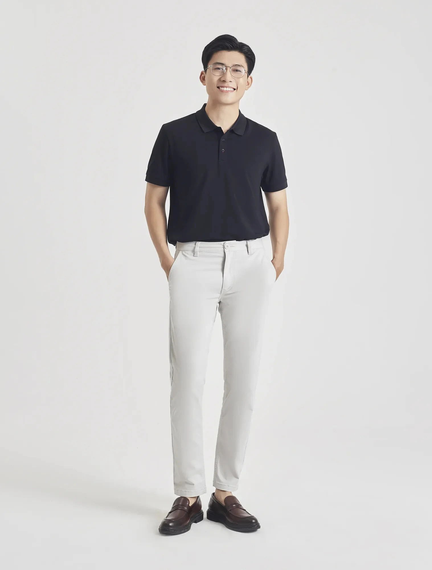 Áo polo nam basic dáng suông ND006