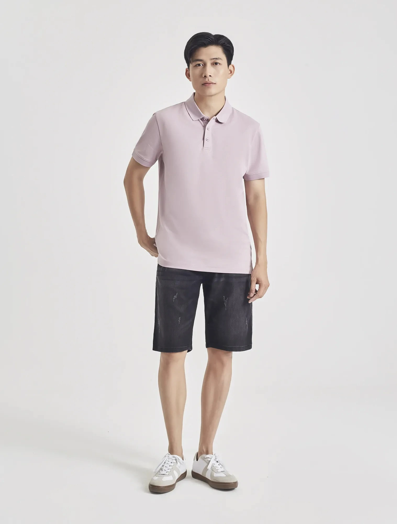 Áo polo nam basic dáng suông ND006 - Ảnh 5