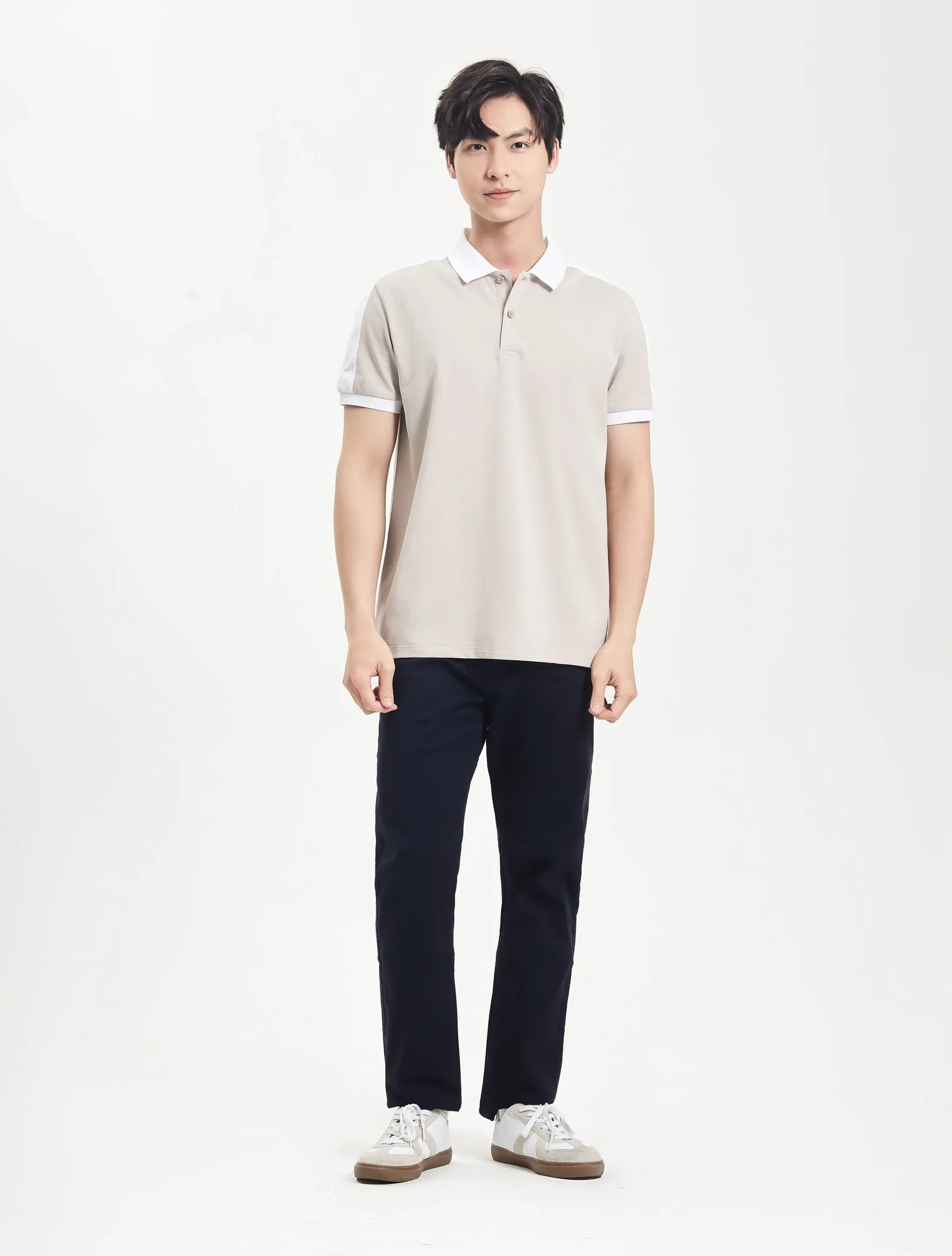 Áo polo nam phối màu ND008 - Ảnh 4