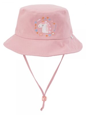 Nón bé gái lớn vành tròn Animo A2404_MN005 (52cm,Hồng nhạt)