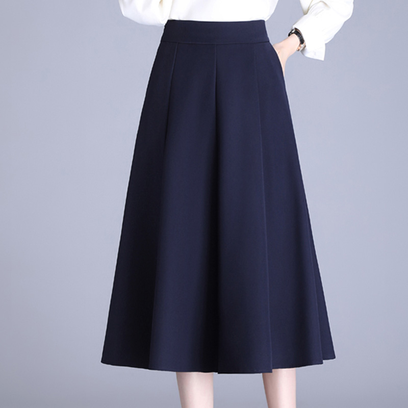 Mã L060 chân váy chữ A thời trang thun co giãn cao cấp - Ảnh 4